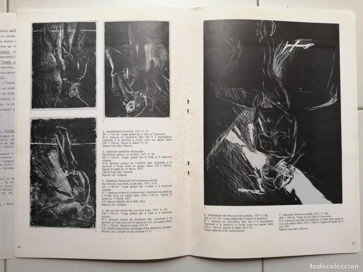 Arte: Baselitz. Biblioth&egrave;que Nationale. 1985. En franc&eacute;s - Foto 6
