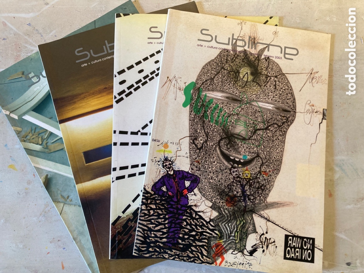 Arte: 4 revistas SUBLIME arte+cultura 6-7-8-9