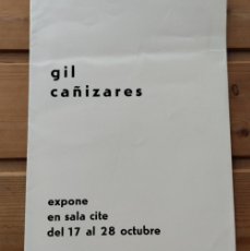 Arte: CATÁLOGO DE EXPOSICIÓN DE GIL CAÑIZARES. SALA CITE, VALENCIA. 1977