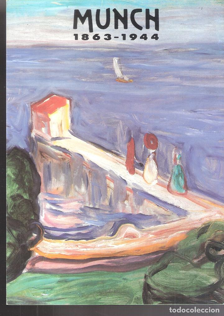 Arte: Munch 1863-1944. Fundaci&oacute; Caixa de Pensions. Gener 1987. Barcelona. 21,5x15,5 cm. Cuadriptico