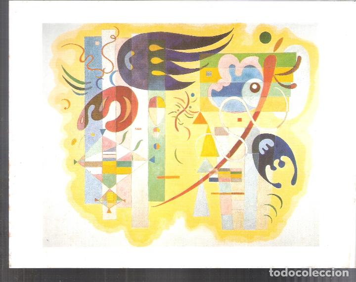 Arte: Kandinski. Febrero 1979. Galeria Maeght. Barcelona. Diptico , invitacion. 20X15,5 cm.