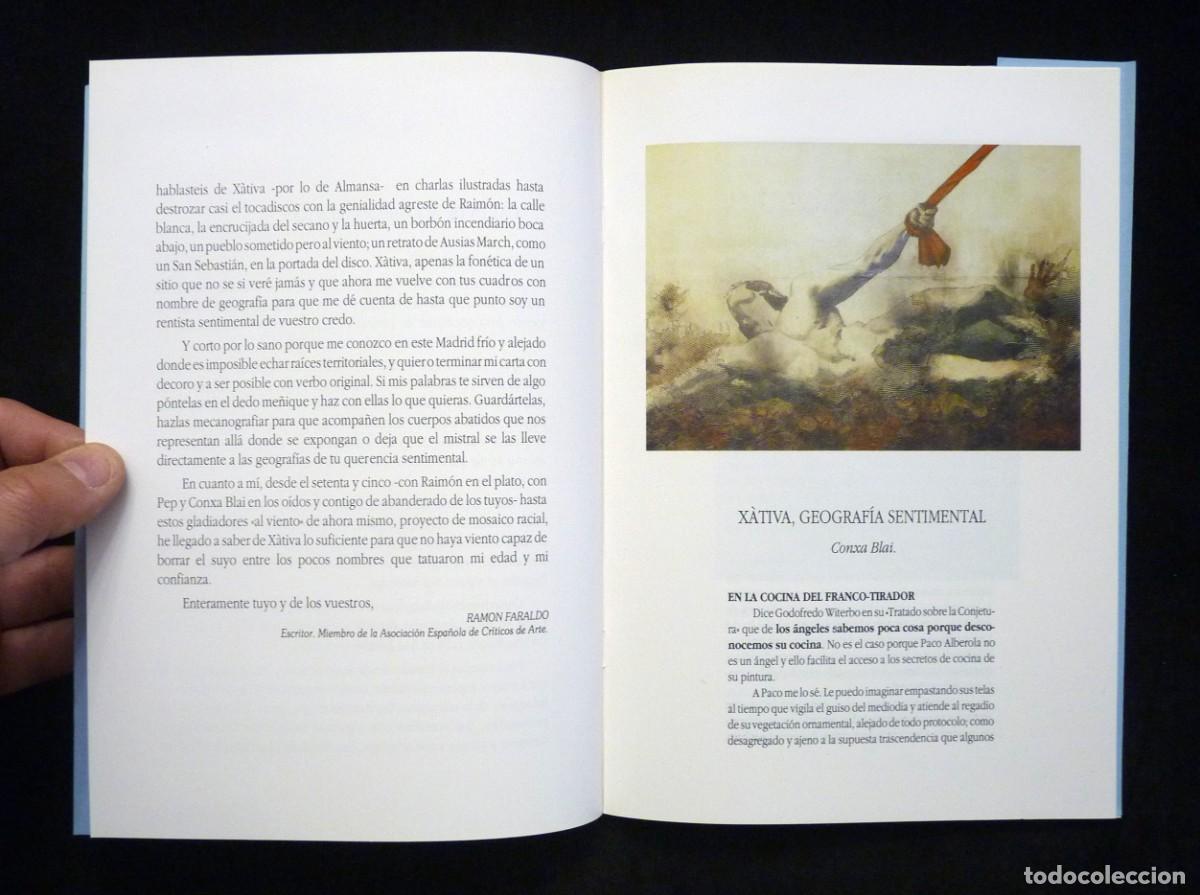 Kunst: PACO ALBEROLA. X&Agrave;TIVA, GEOGRAF&Iacute;A SENTIMENTAL. CAT&Aacute;LOGO EXPOSICI&Oacute;N. CASA DE CULTURA, 12 ABRIL 1991 (2