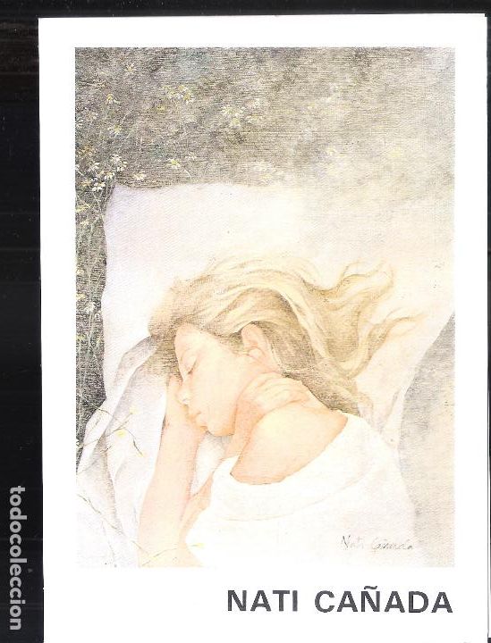 Art: Nati Ca&ntilde;ada. Noviembre 1985. Sala Libros. Zaragoza. D&iacute;ptico. 21X15 cm.