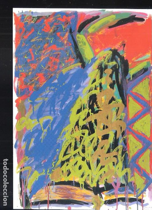 Arte: Pedro Graciarias. 1986.Galer&iacute;a Dibuix Piscolabis. Jean-Pierre Guillemot.Barcelona. Tarjeta.15x10 cm