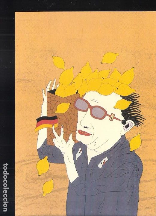 Arte: Mitus Aurell. 1985. Piscolabis. Safia & Jean-Pierre Guillemot.Barcelona. Tarjeta.15x10 cm