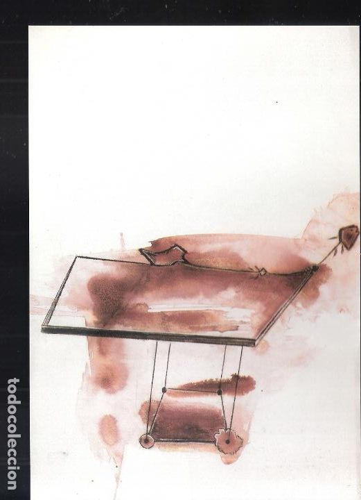 Art: Blasco Ferrer. 1989. Piscolabis. Safia & Jean-Pierre Guillemot.Barcelona. Tarjeta.15x10 cm