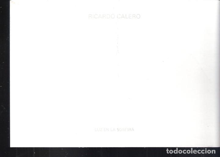 Kunst: Ricardo CaleroMaig 2000. Galer&iacute;a Joan Prats-Artgr&agrave;fic. Barcelona. Tarjeta. 15x10 cm. Dobled central-