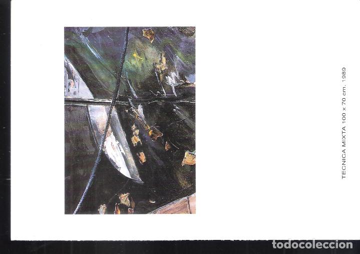 Kunst: Mariano Maestro. Septiembre 1990. El Ensanche,Valencia. BIAF 90. Diptico. 16X11 cm.