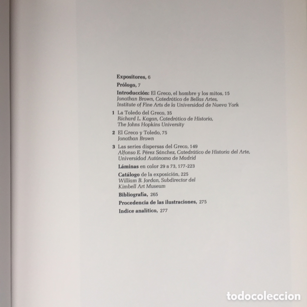 Arte: EL GRECO DE TOLEDO CATALOGO EXPOSICION 1982 - Foto 2