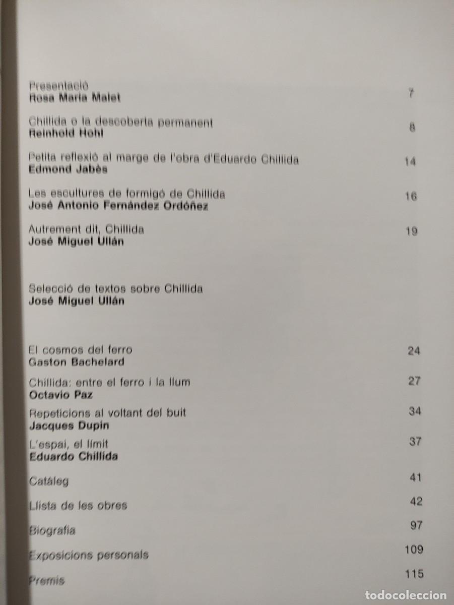 Arte: CHILLIDA - 1986 - Fundaci&oacute; Joan Mir&oacute; - Foto 2