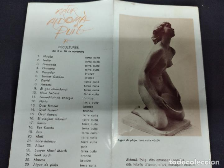 Arte: CATALOGO EXPOSICION ESCULTURAS ARTUR ALDOMA PUIG - ROSA BISBE ART DISENY BARCELONA