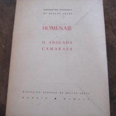 Arte: HOMENAJE A H. ANGLADA CAMARASA. EXPOSICIÓN NACIONAL DE BELLAS ARTES, MADRID 1954