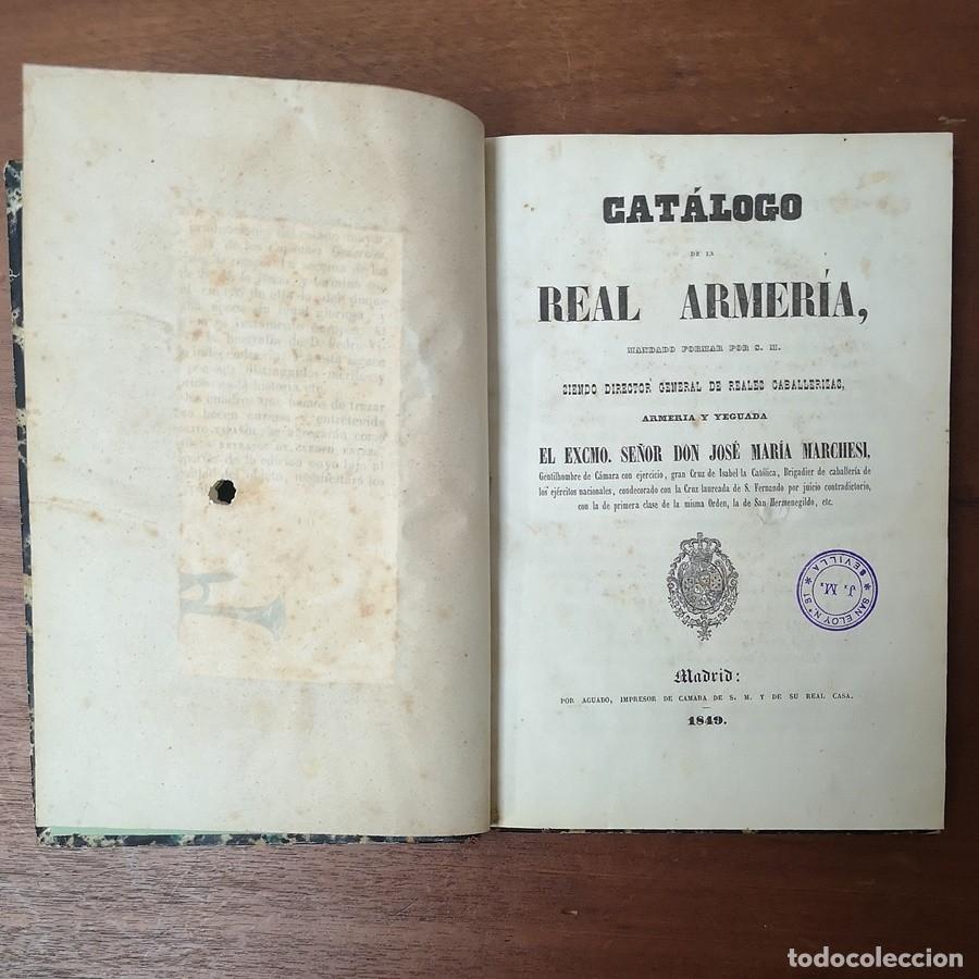 Arte: Cat&aacute;logo de la Real Armer&iacute;a 1849 - Foto 1