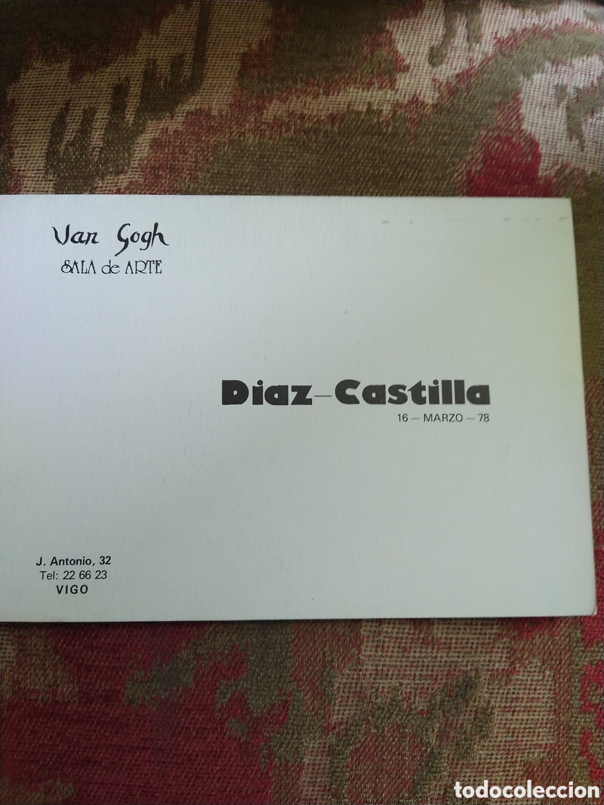 Arte: D&iacute;az Castilla. D&iacute;ptico vintage