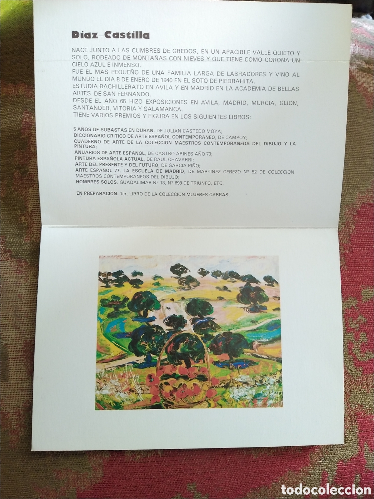 Arte: D&iacute;az Castilla. D&iacute;ptico vintage - Foto 5