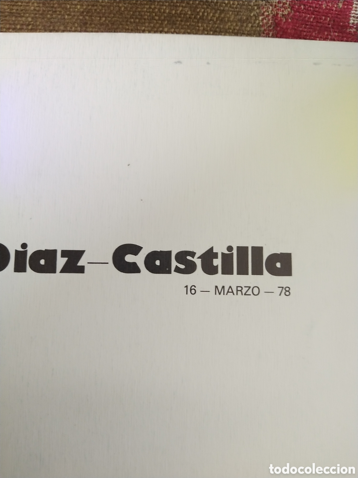Arte: D&iacute;az Castilla. D&iacute;ptico vintage - Foto 2