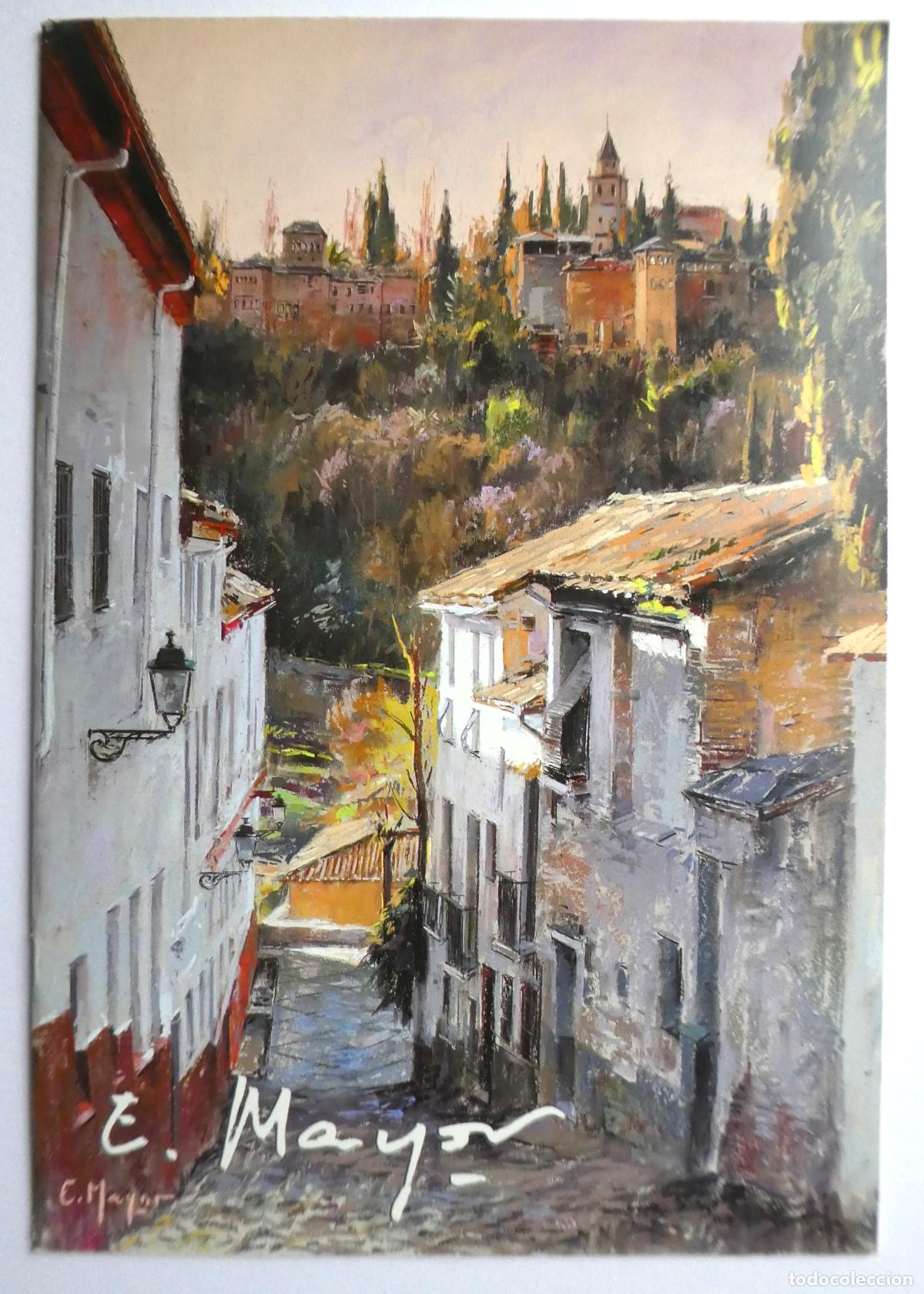Arte: Cat&aacute;logo de la Exposici&oacute;n del Pintor Eugenio Mayor en Granada 2008 - Foto 1