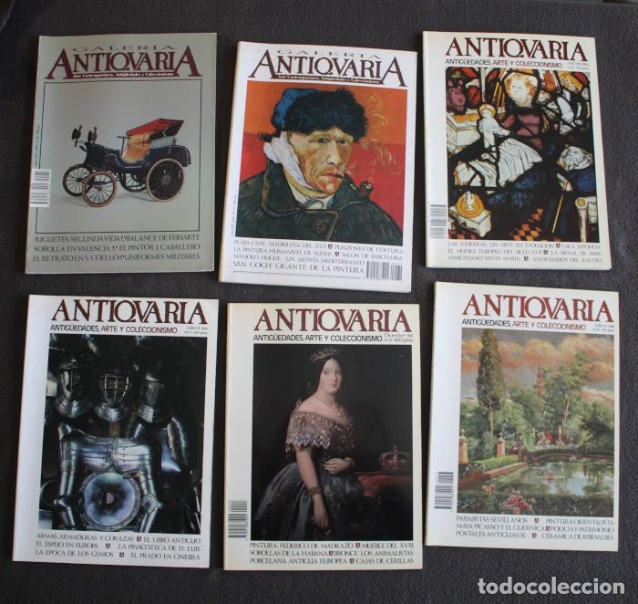 Arte: LOTE 11 REVISTAS GALERIA ANTIQUARIA 13 18 35 45 53 62 65 67 69 70 72 ANTIQVARIA ARTE COLECCIONISMO S