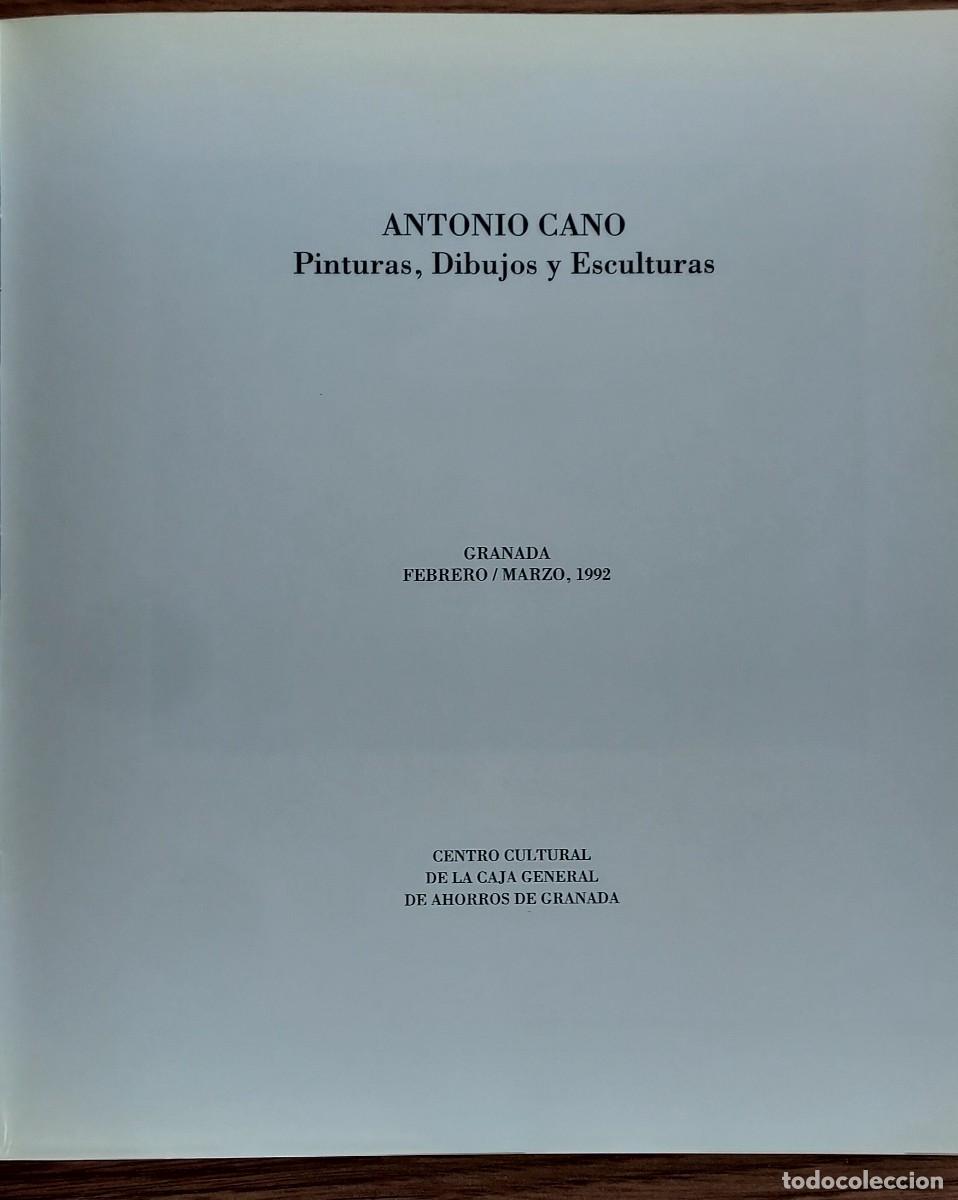 Arte: Cat&aacute;logo exposici&oacute;n Antonio Cano Correa - Foto 2