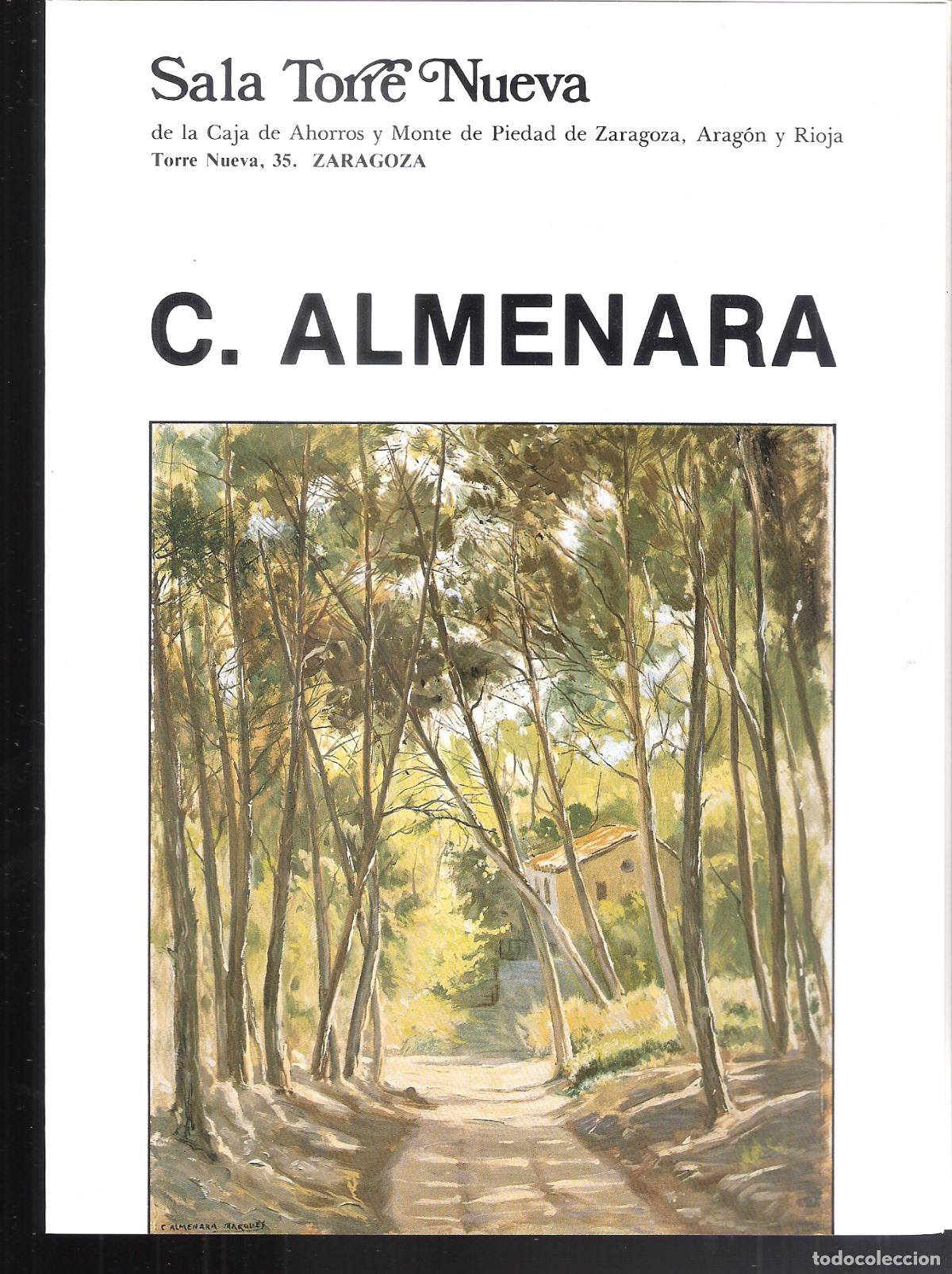 Kunst: Cecilio Almenara. Noviembre 1985. Sala Torre Nueva, Zaragoza. ibercaja. Triptico. 22X16 cm.