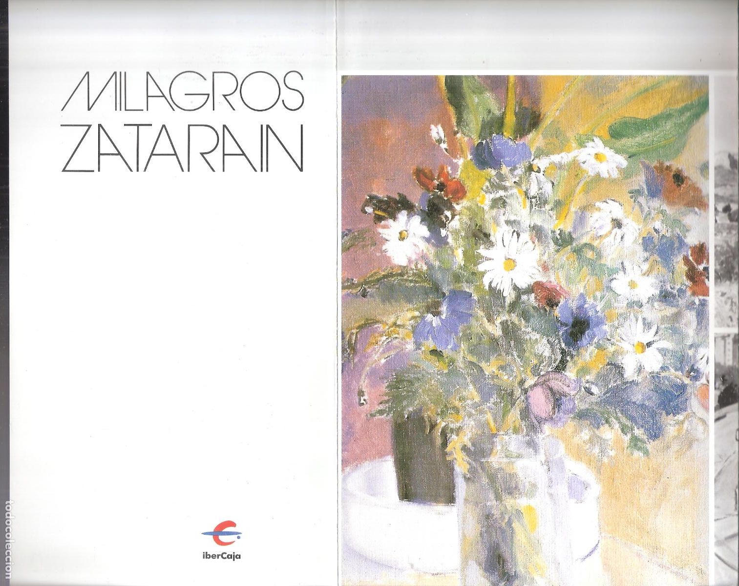 Art: Milagros Zatarain. Abril 1989. Sala Torre Nueva. Zaragoza. Cuadr&iacute;ptico. 22X15 cm.