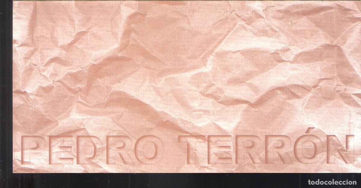 Arte: Pedro Terr&oacute;n. Abril 2001. Museo Tiflol&oacute;gico ONCE. Madrid. D&iacute;ptico. 20x10 cm.