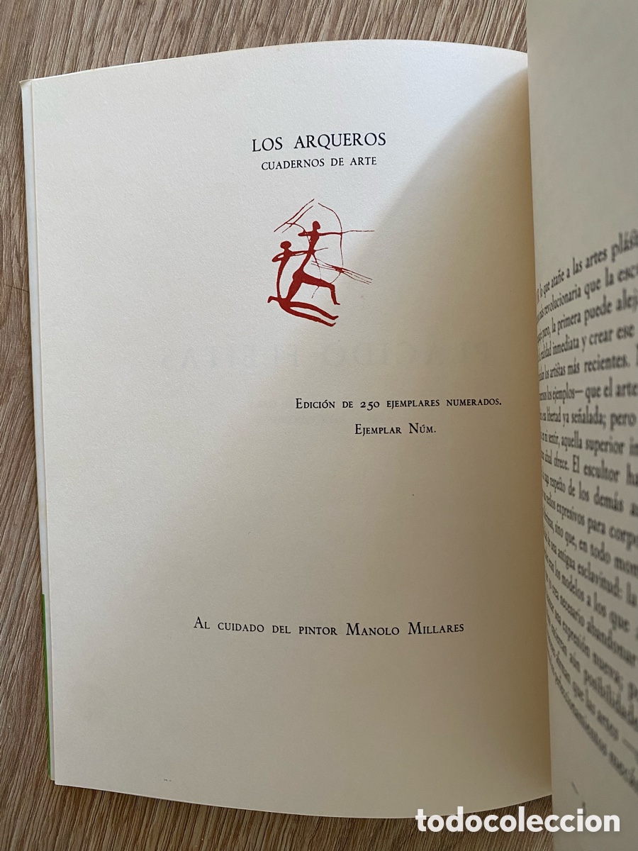 Arte: Pl&aacute;cido Fleitas 1950. 250 ejemplares. - Foto 2