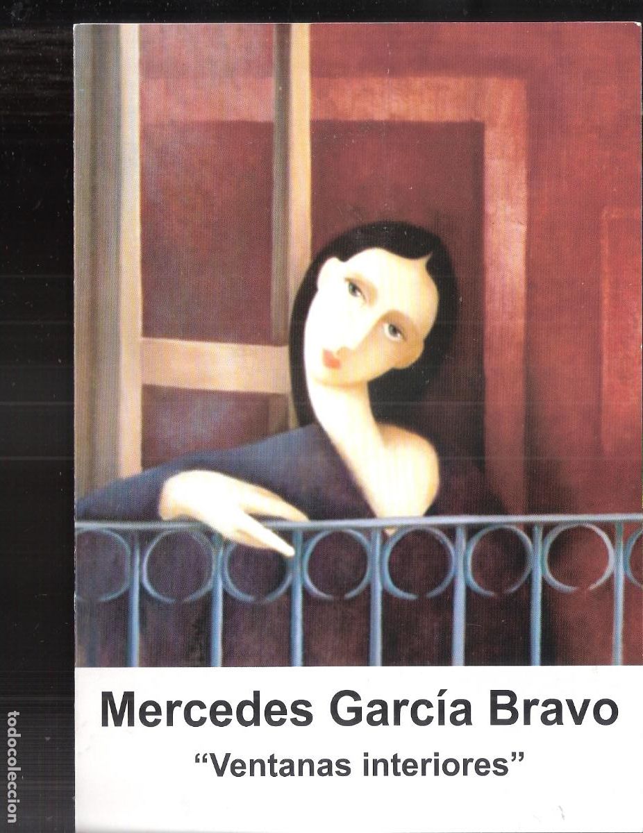 Arte: Mercedes Garc&iacute;a Bravo. Ventanas interiores. Enero 2012. Sala CAI Huesca. Triptico. 21x15 cm.
