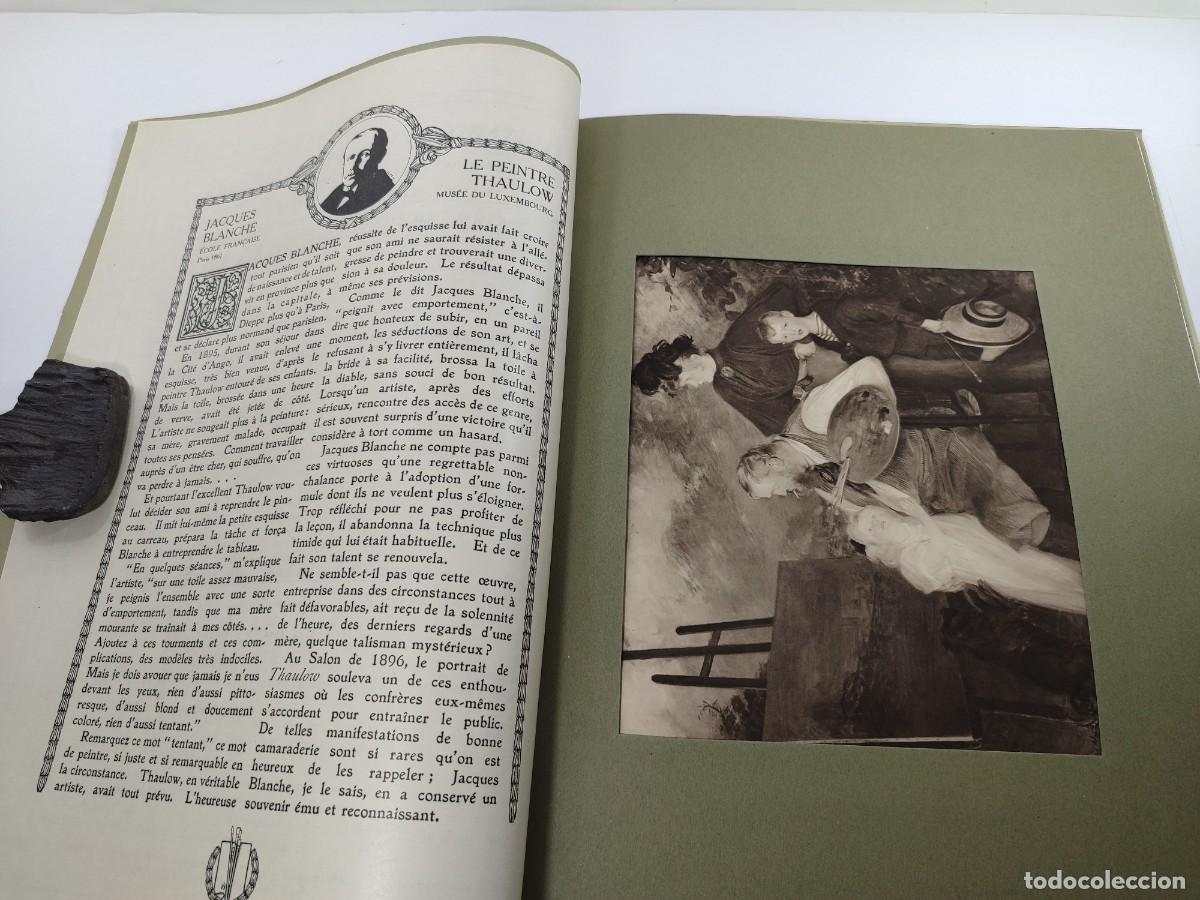 Arte: Les chefs-d'oeuvres des grands maitres. Carpeta n&ordm; 3. Blanche, Ingres y Cazin.