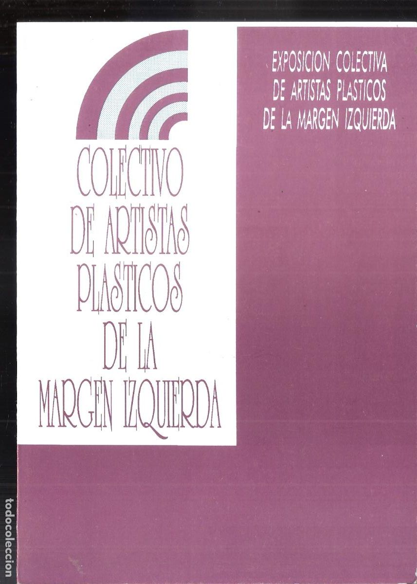 Art: Artistas Plasticos de la Margen Izquierrda. Noviembre 1994. C.C Rio Ebro,Zaragoza. Diptico. 20x14 cm