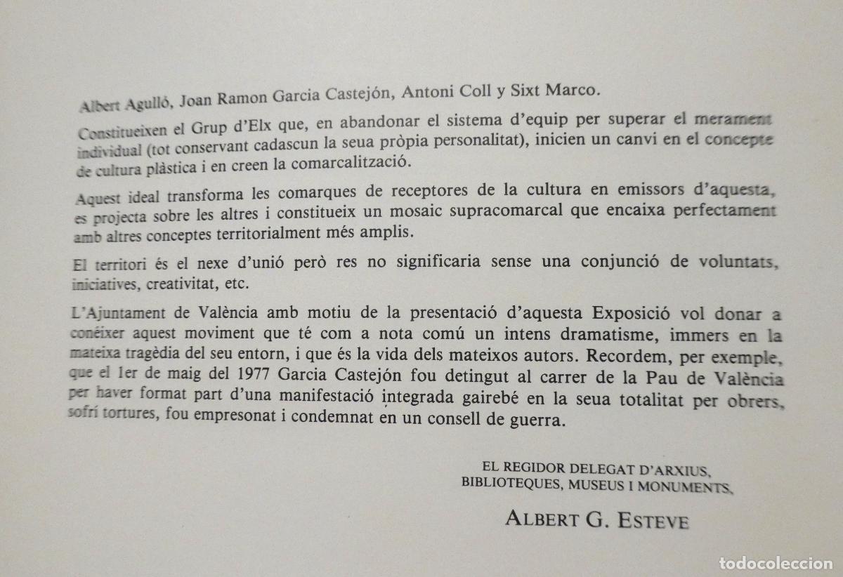 Arte: Cat&aacute;logo del Grup d&acute;Elx, Agull&oacute;, Castej&oacute;n, Coll y Sixto Marco - Foto 4