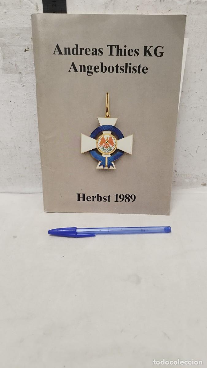 Arte: Andreas Thies KG Angebotsliste .Herbst 1989