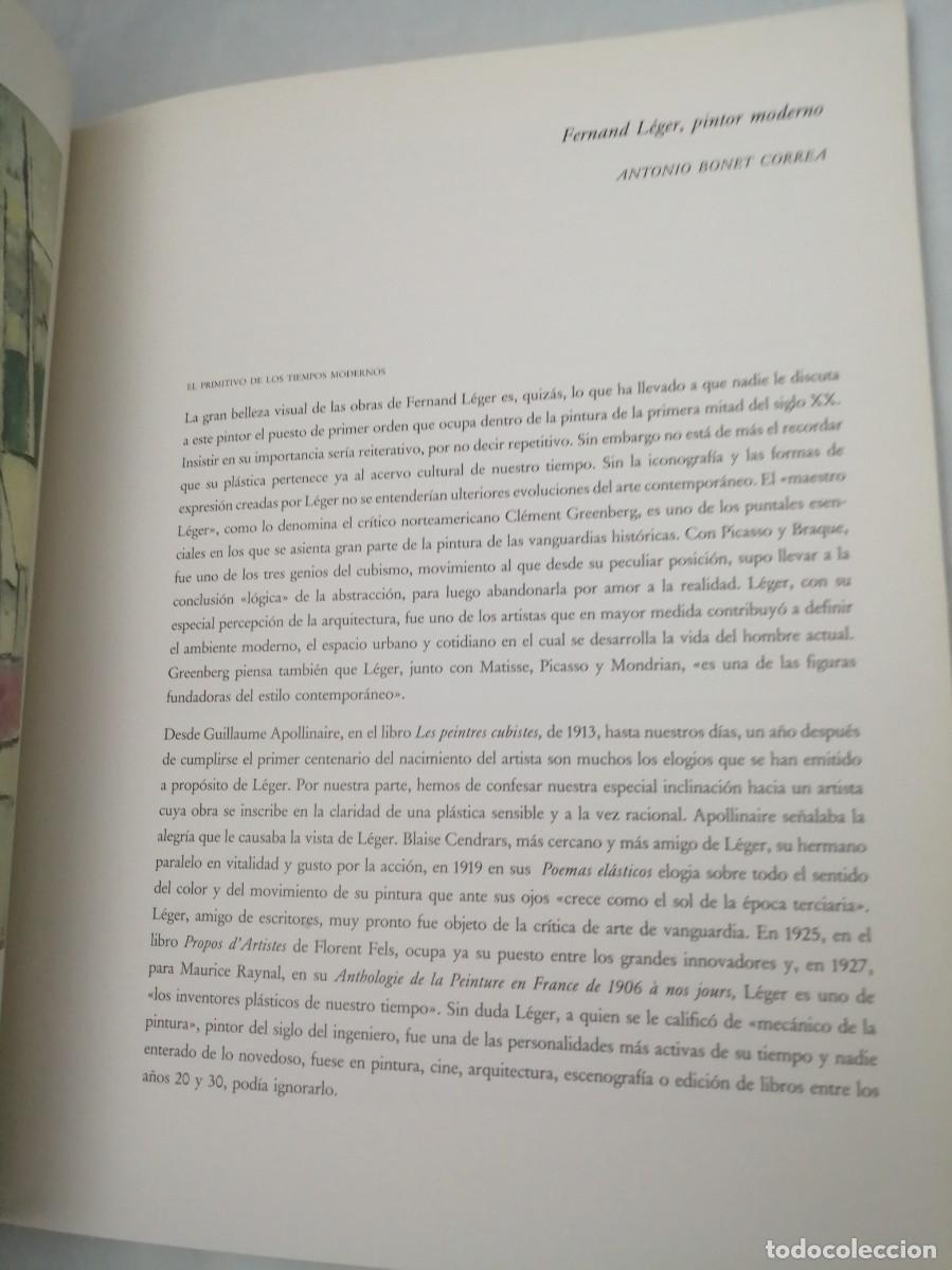 Arte: Fernand L&eacute;ger (Cat&aacute;logo exposici&oacute;n, Madrid 1983) - Foto 7