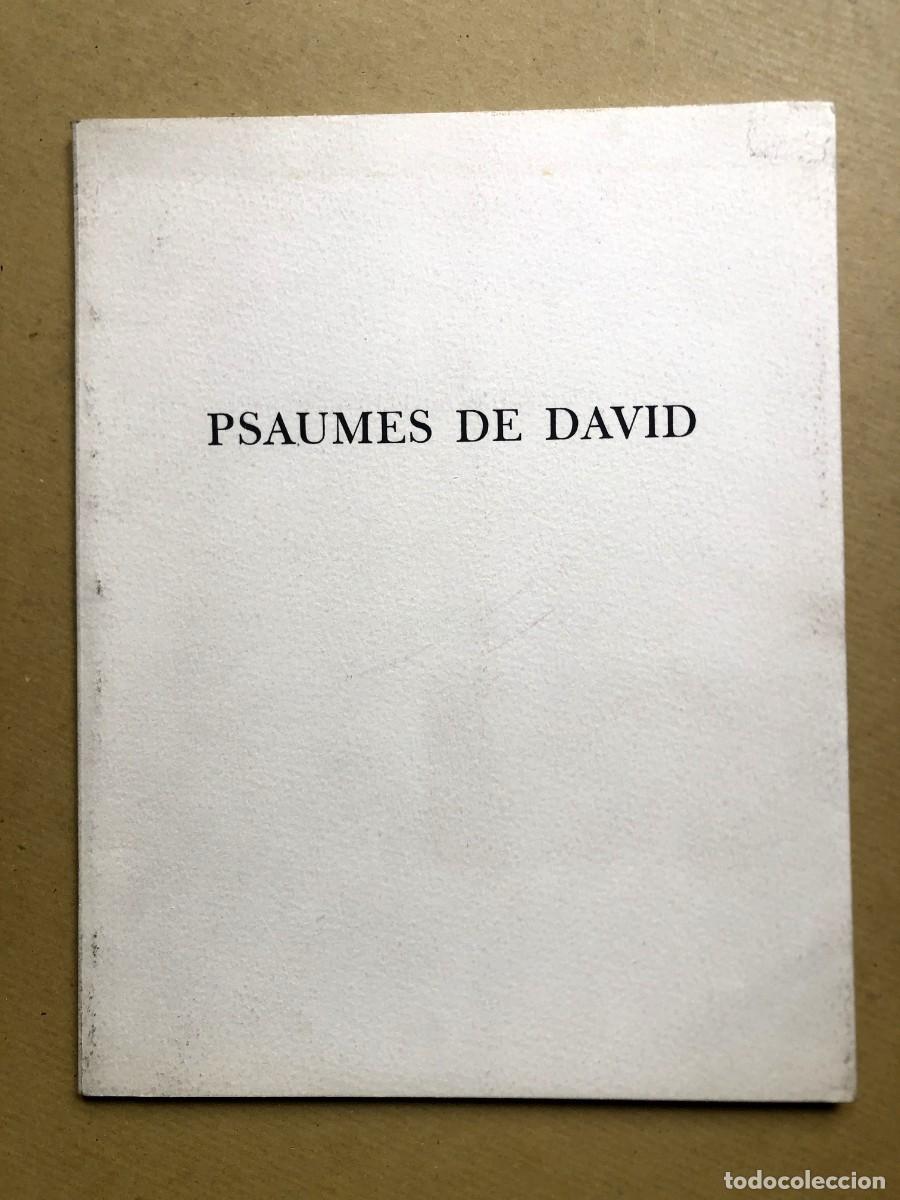 Arte: Cat&aacute;logo Psaumes de David - Marc Chagall - Cramer - Foto 1