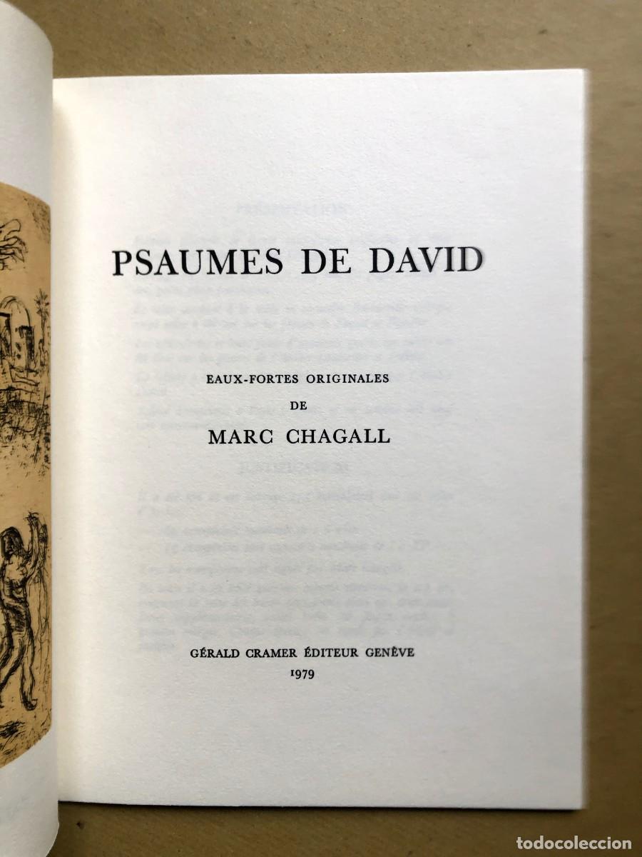 Arte: Cat&aacute;logo Psaumes de David - Marc Chagall - Cramer - Foto 2