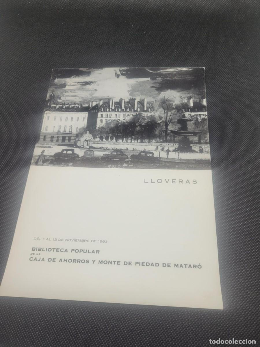 Arte: EXPOSICION LLOVERAS 1963 - Foto 1