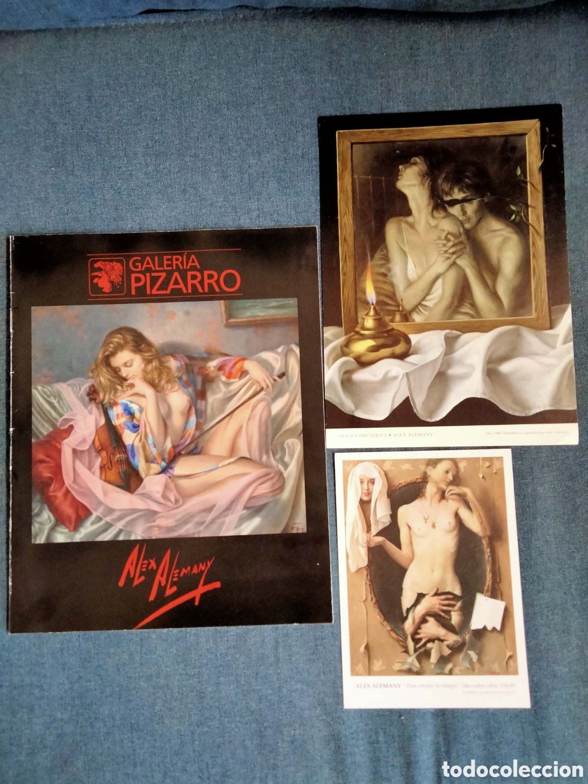 Art: &Agrave;lex Alemany. Lot de cat&agrave;leg i postals