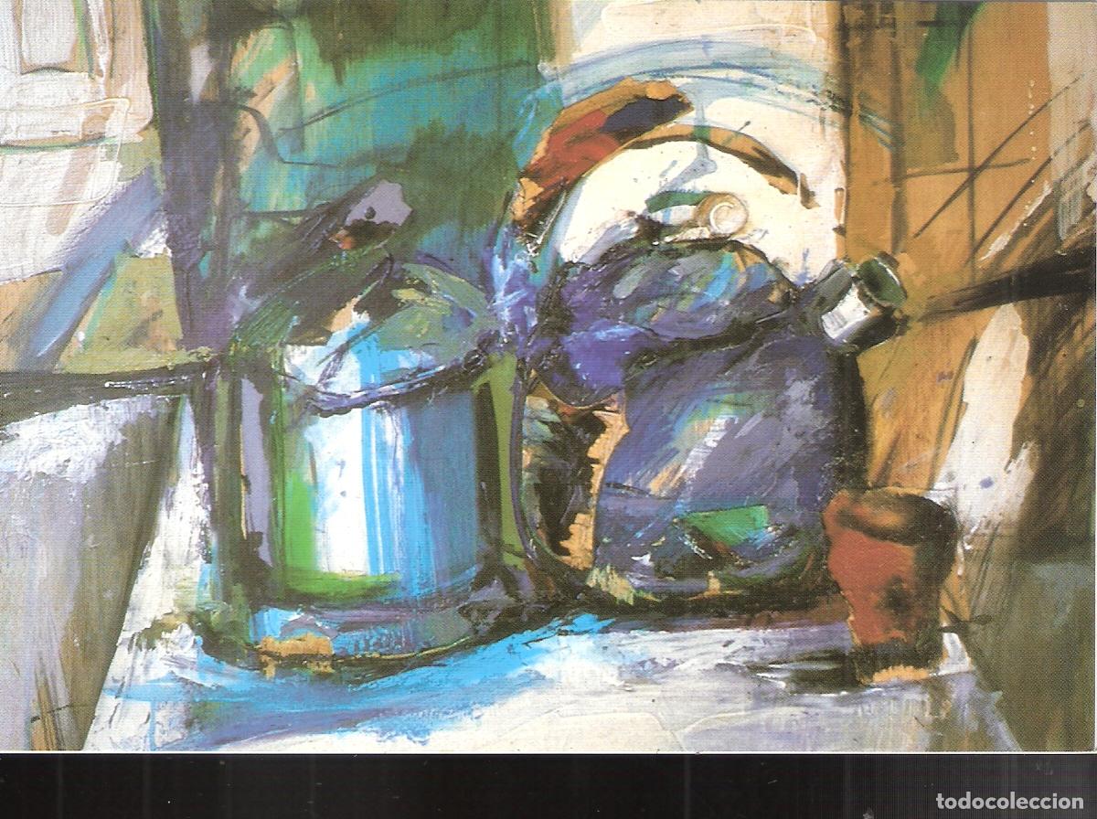 Arte: Mariano Maestro- Abril 1988. Sala Municipal Arte Joven. Zaragoza. Diptico + Tarjeta. 16x11 cm