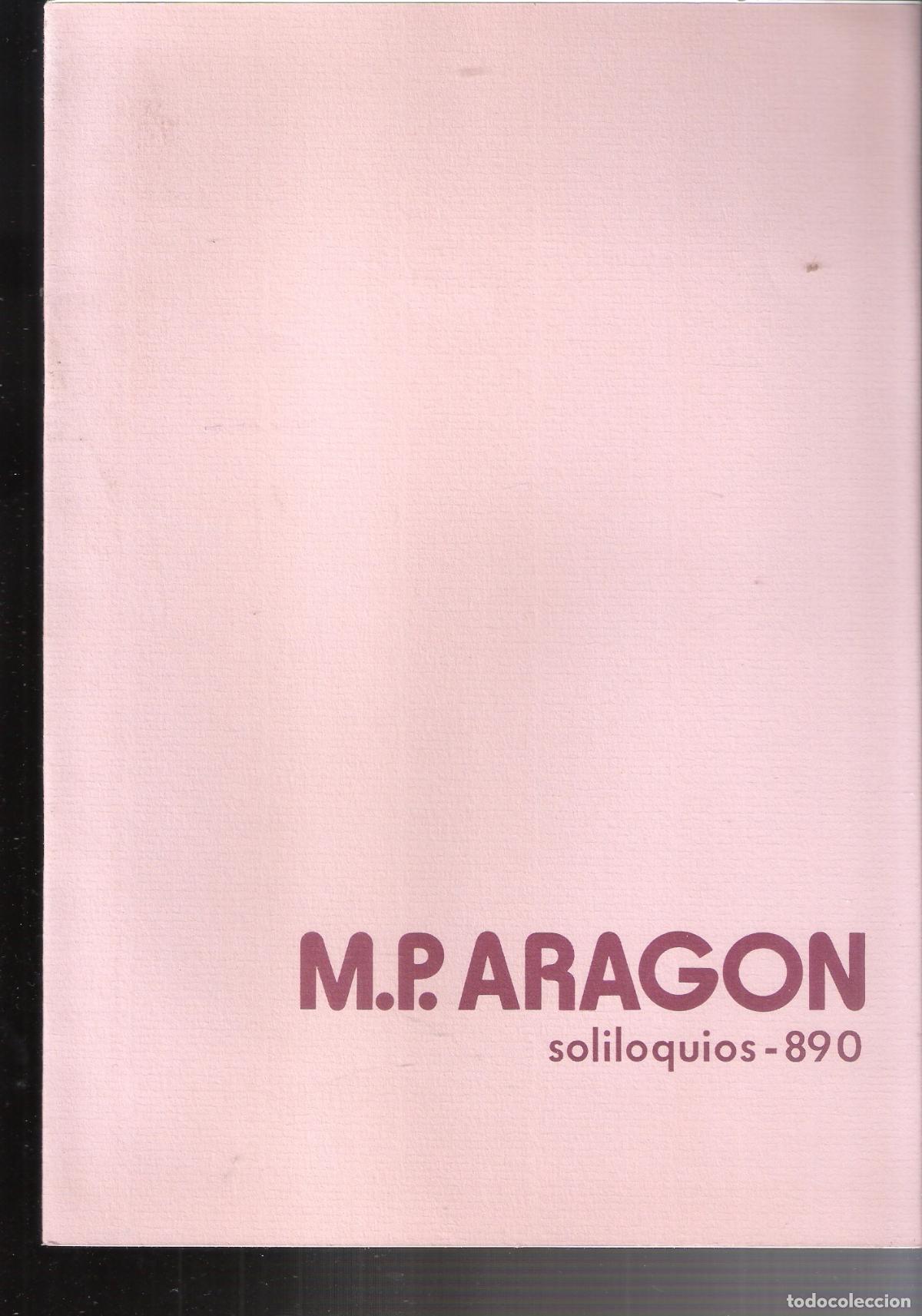 Art: Manolo P&eacute;rez Arag&oacute;n. Soliloquios-890. Febrero 1990. Ayuntamiento Villanueva del G&aacute;llego. 24x17 cm. S