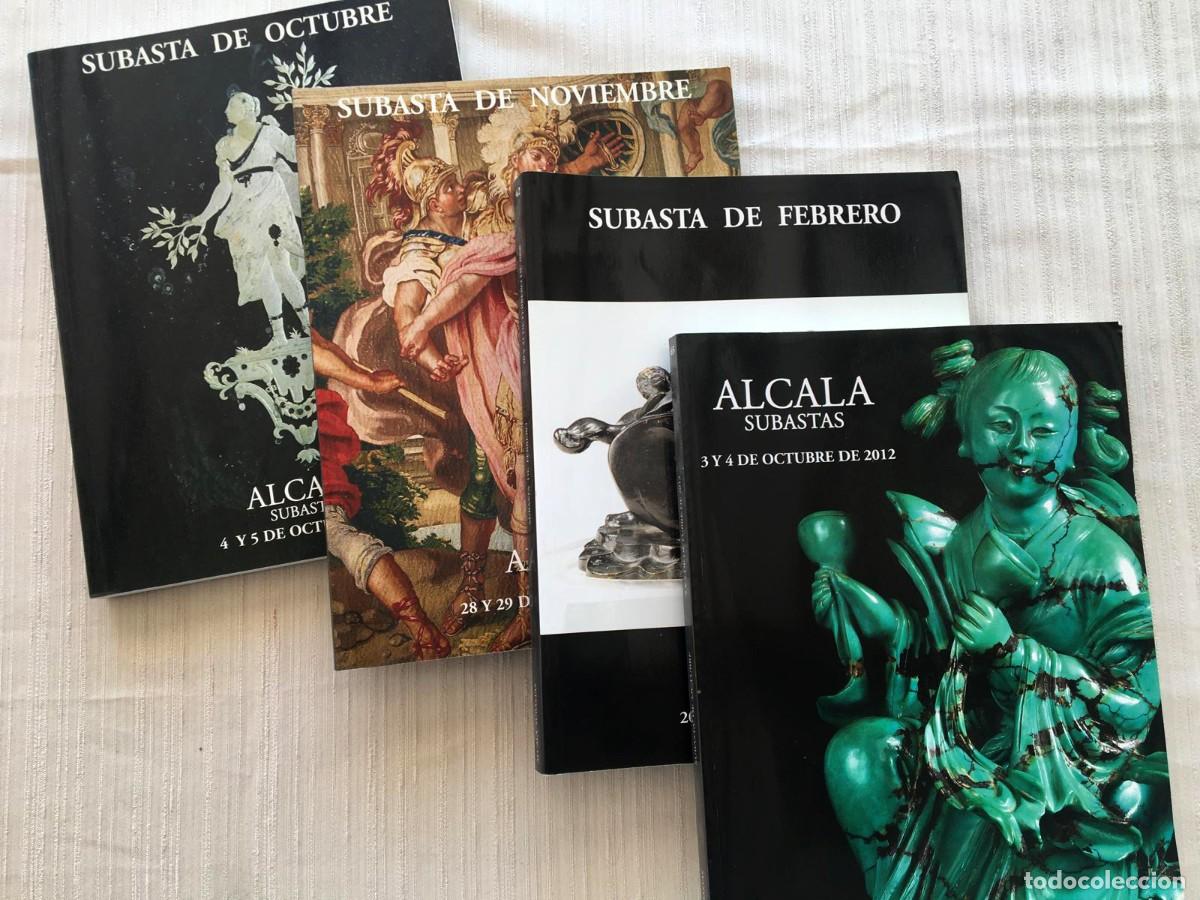 Arte: Lote de 4 cat&aacute;logos de subastas Alcal&aacute; - Foto 1
