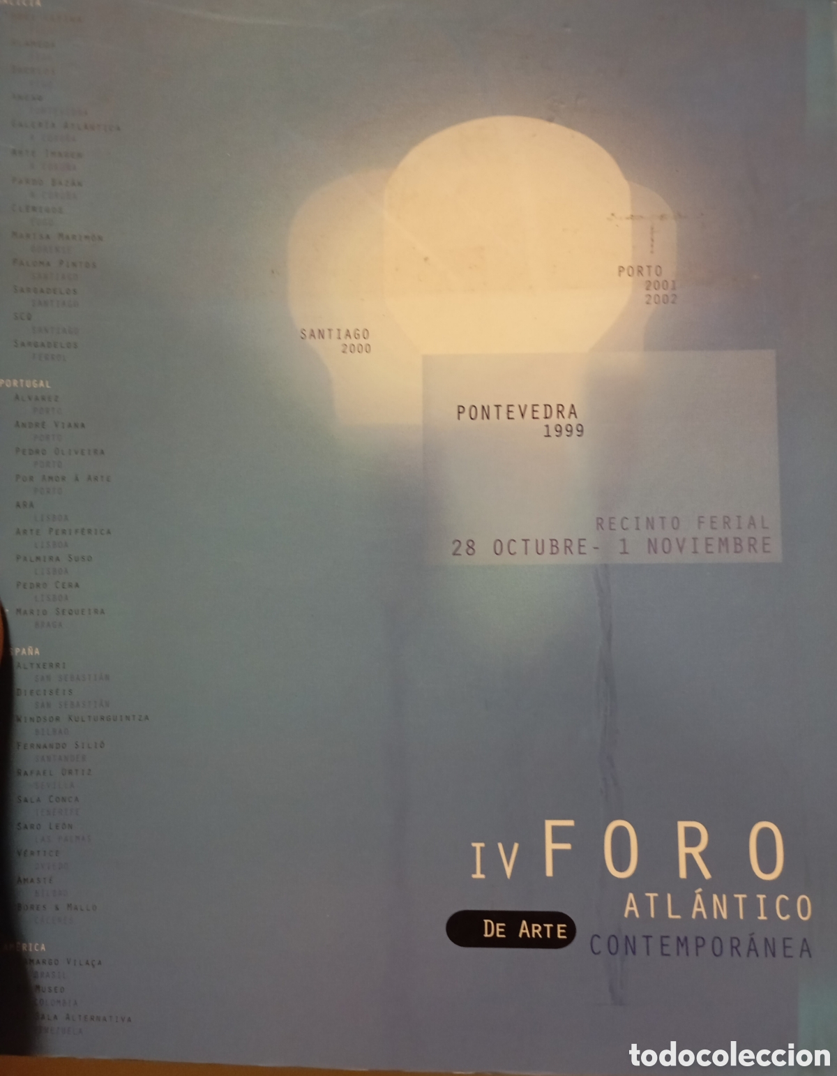 Arte: Catalogo IV foro Atl&aacute;ntico de arte contempor&aacute;neo