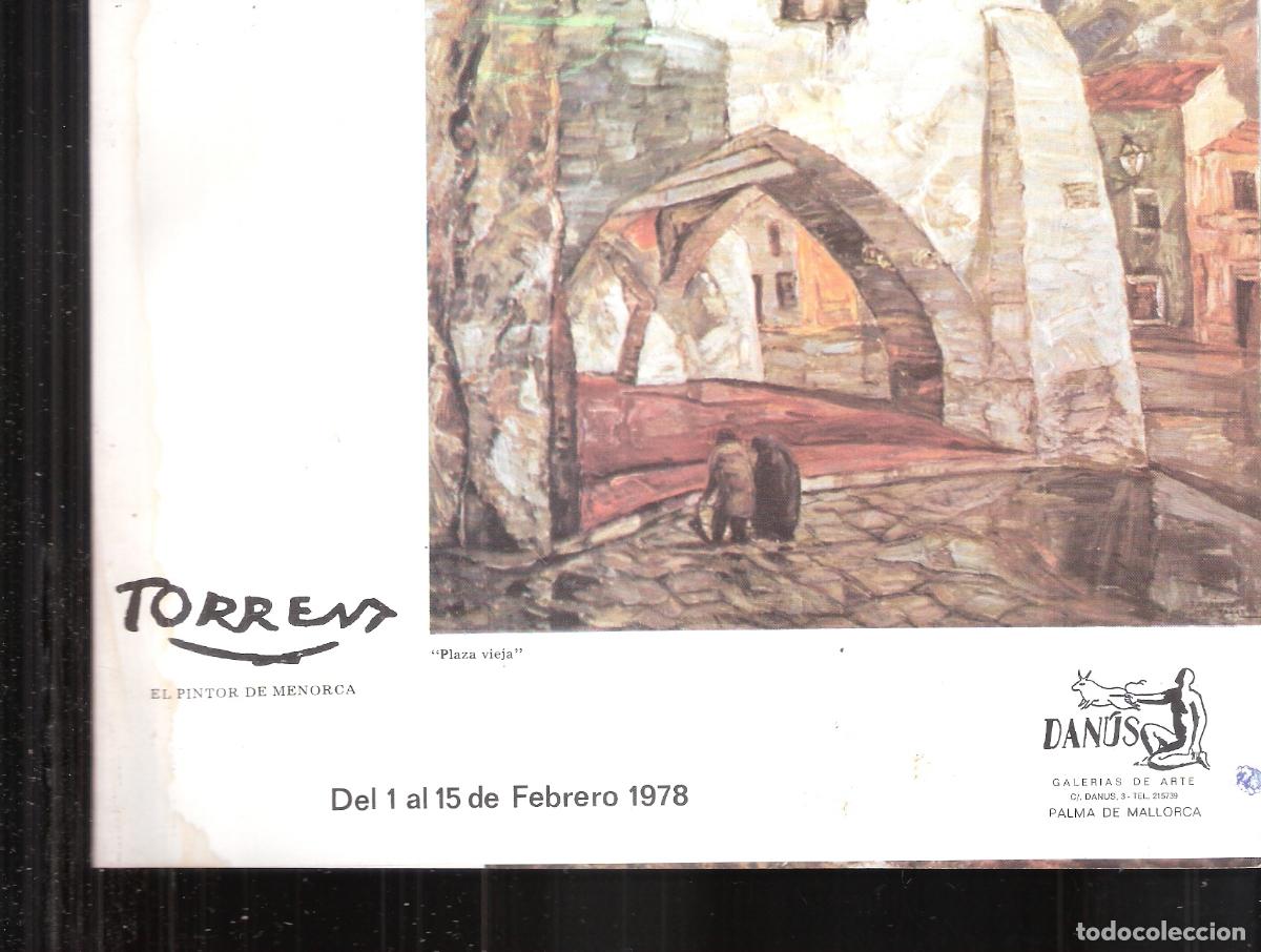 Kunst: Torent. Febrero 1978. Danus, Galer&iacute;a de Arte. Diptico. 20x15 cm.