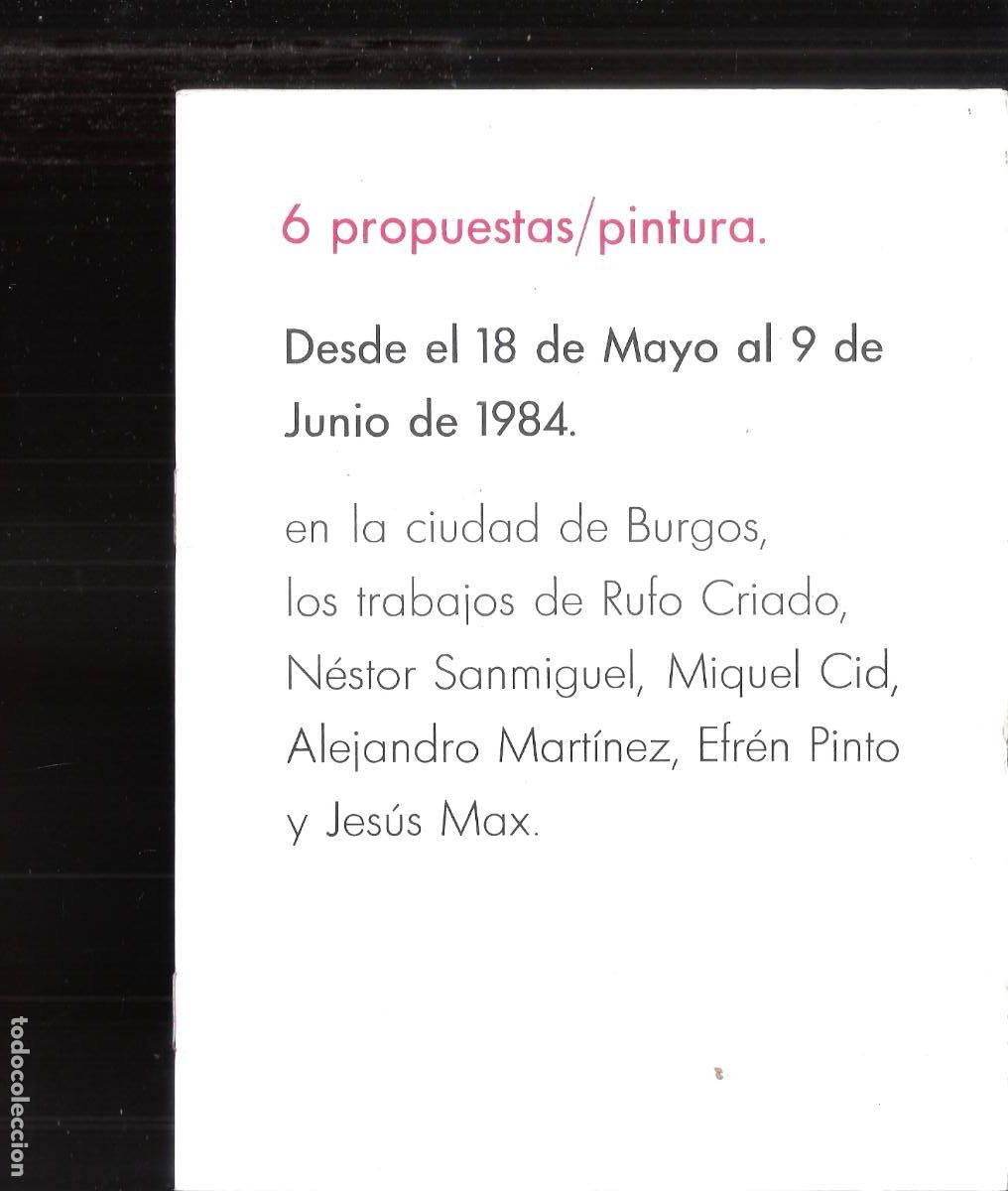 Arte: Rufo Criado,Nestor Sanmiguel,Miquel Cid,Alejandro Martinez,Efren Pinto,Jes&uacute;s Max. Mayo 1984. Burgos.