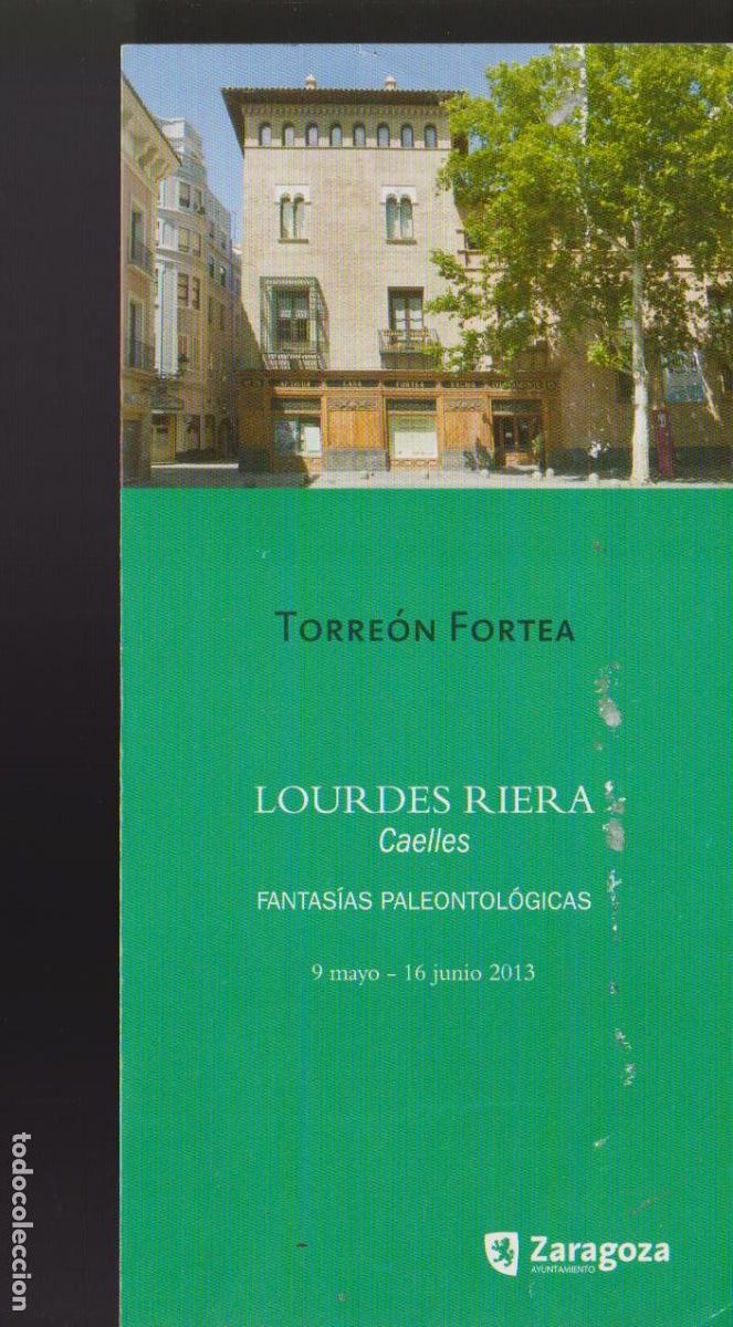 Kunst: Lourdes Riera. Mayo 2013. Torre&oacute;n Fortea, Zaragoza. Diptico. 21x10 cm. Subrayados.