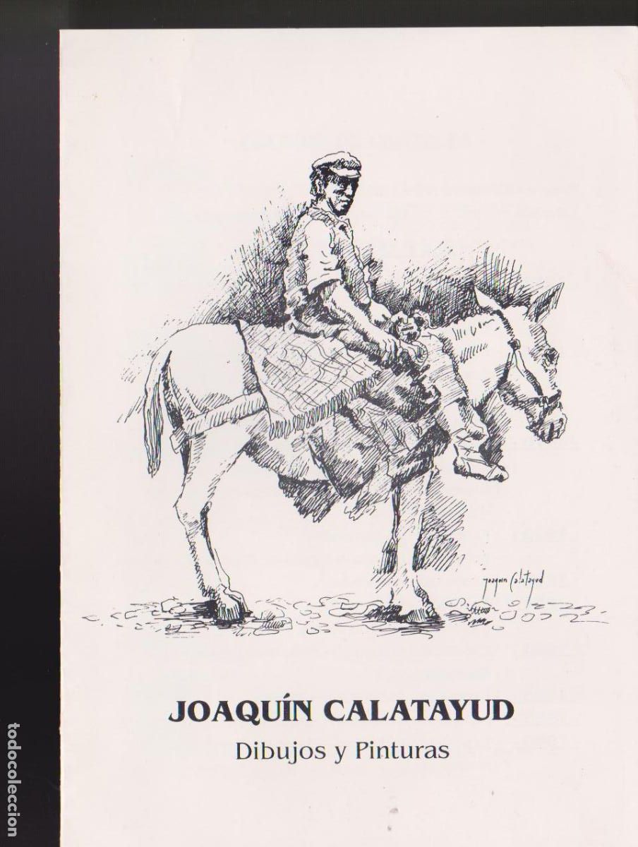 Arte: Joaqu&iacute;n Calatayud. Diciembre 1996. Galer&iacute;a Rex. Valencia. D&iacute;ptico. 21x15 cm.