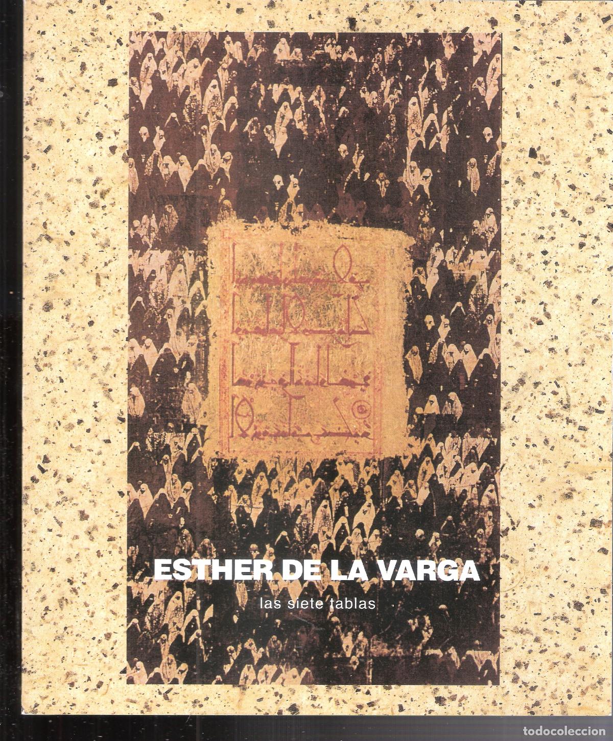 Kunst: Esther de la Varga. Las siete tablas. Mayo 1998. Sala Barbasan. CAI, Zaragoza. Diptico. 23x19 cm.