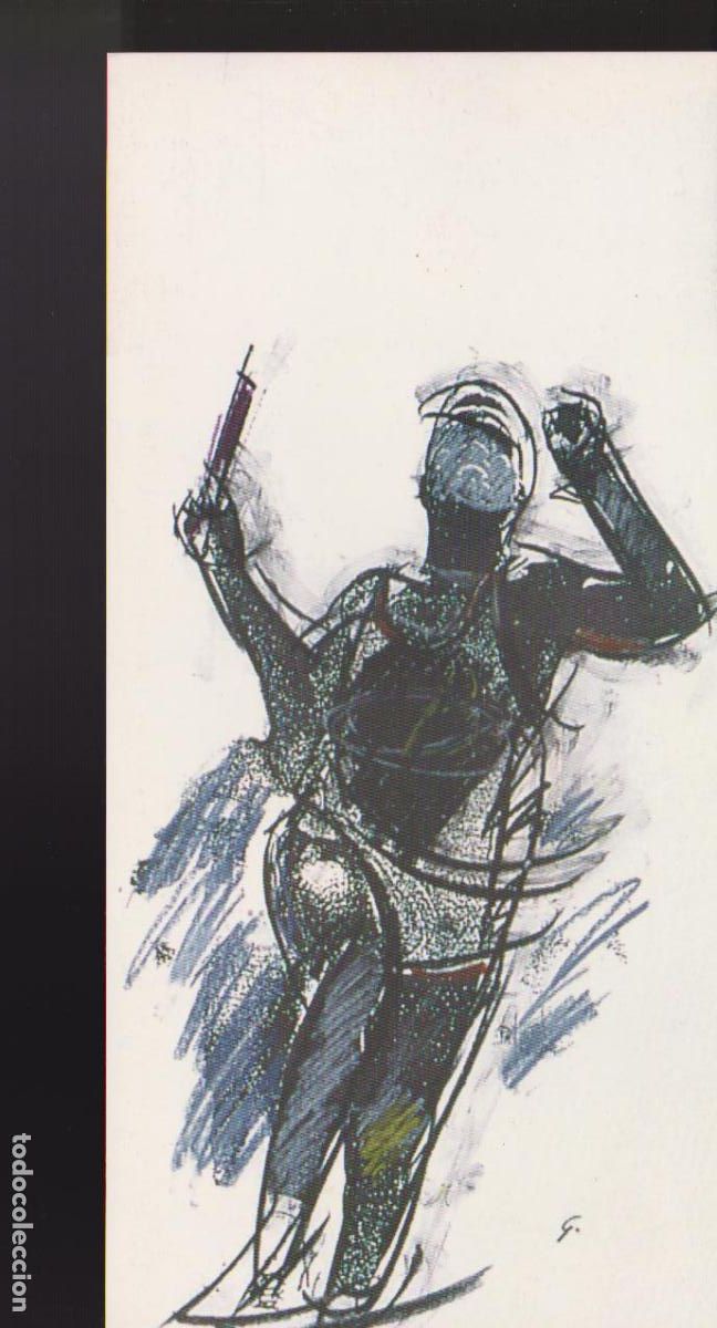 Kunst: Cristobal Gabarr&oacute;n: Processos artistics i sport. Juny 1997. Tecla Sala. L'Hospitalet.Tarjeta. 21x10
