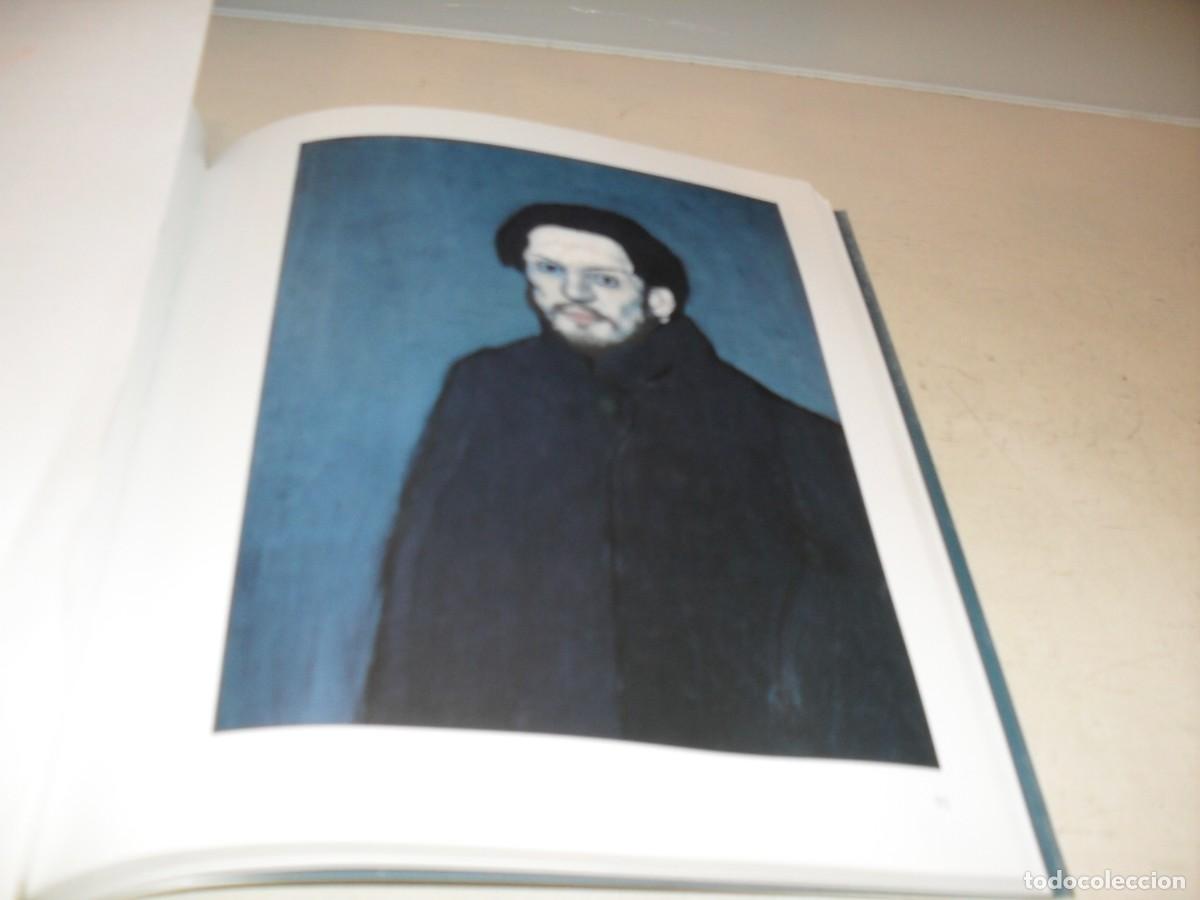 Arte: LAMINA(REPRODUCCION)DE PICASSO,AUTORETRATO, EN 1901,PERIODO 1881-1914.BIBLIOTECA EL MUNDO,2003
