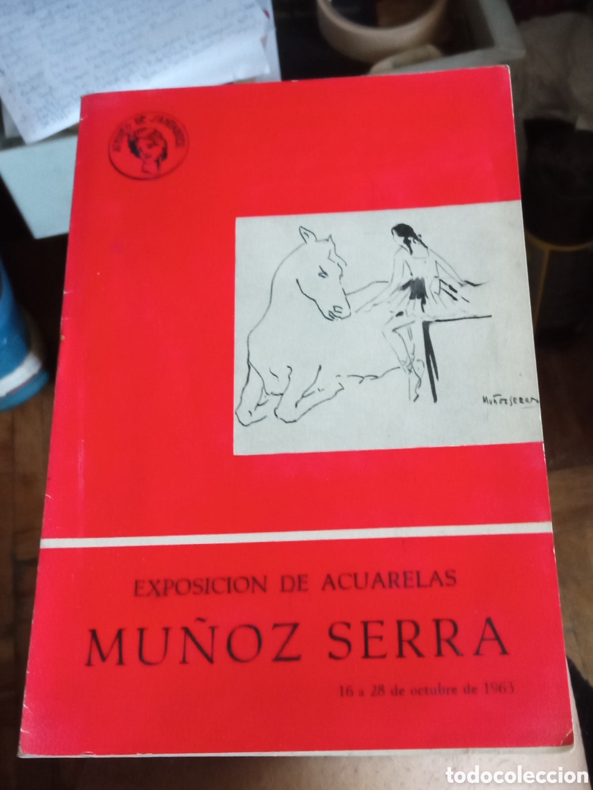 Arte: Catalogo de la Exposici&oacute;n de Acuarelas Mu&ntilde;oz Serra, Ateneo de Santander 1963