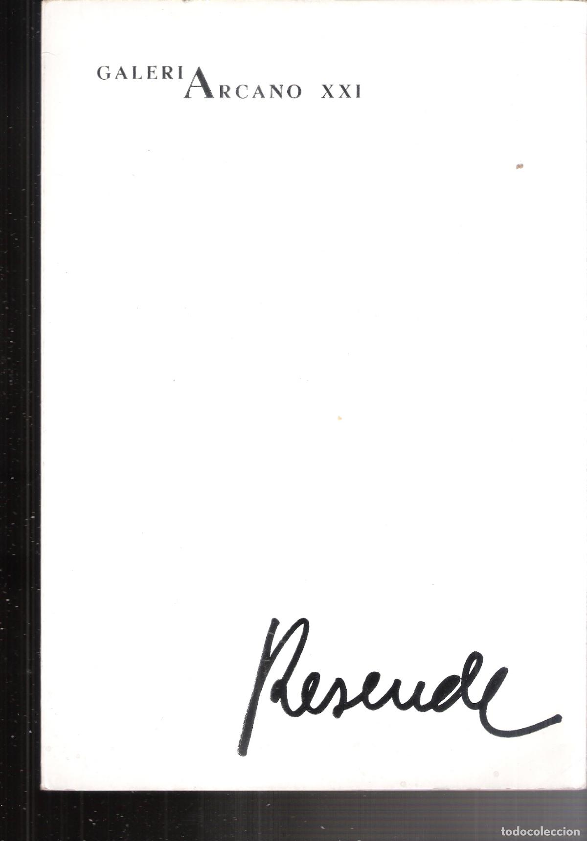 Art: J&uacute;lio Resende. Fevreiro 1983. Galer&iacute;a Arcano XXI. Lisboa. 25x17 cm. S/P. 20 pags.